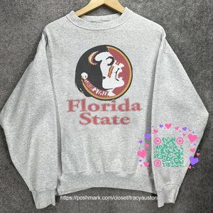 Vintage Florida State Seminoles Sweatshirt Florida State University Shirt tee